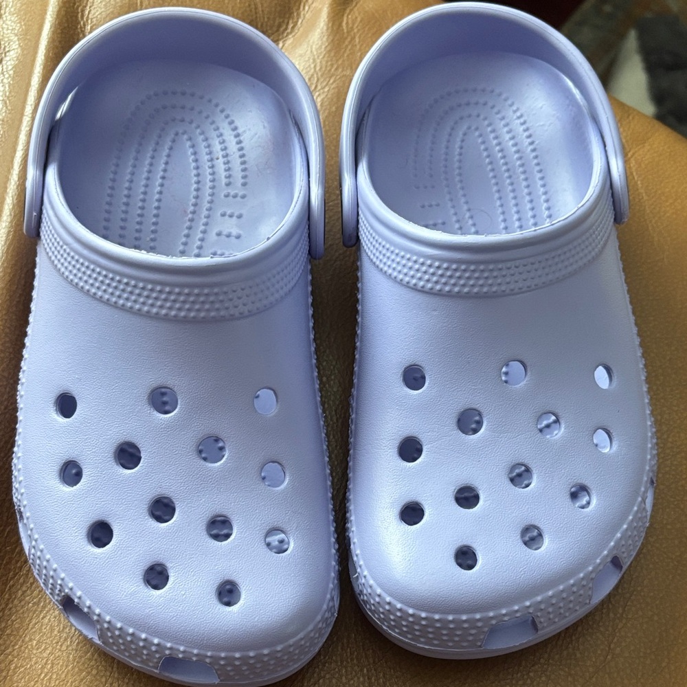 CROCS Kids Lavender Classic Clogs